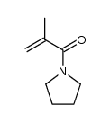 2-甲基-1-(1-吡咯烷基)-2-丙烯-1-酮 结构式