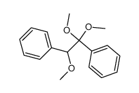 1,1,2-三甲氧基-1,2-二苯基乙烷 结构式