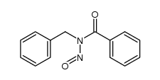 N-亚硝基-N-苄基苯甲酰胺 结构式
