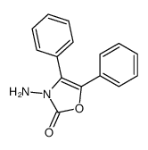 3-氨基-4,5-二苯基-2(3H)-恶唑酮 结构式