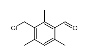 3-(氯甲基)-2,4,6-三甲基苯甲醛 结构式