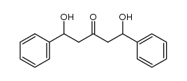 1,5-二羟基-1,5-二苯基-3-戊酮 结构式