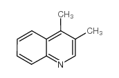 3,4-二甲基喹啉 结构式