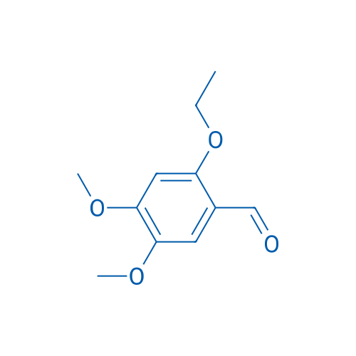 2-乙氧基-4,5-二甲氧基苯甲醛 结构式