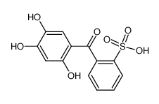 2-(2,4,5-三羟基苯甲酰基)苯磺酸 结构式