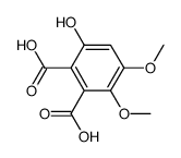 6-羟基-3,4-二甲氧基邻苯二甲酸 结构式