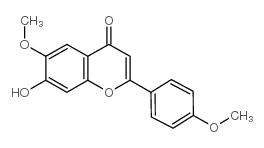7-羟基-6,4'-二甲氧基异黄酮 结构式