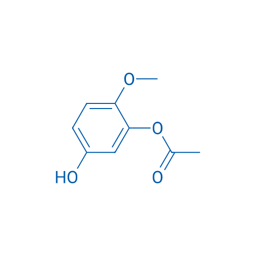 4-甲氧基-1,3-苯二酚 3-乙酸酯 结构式