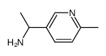 1-(6-甲基-吡啶-3-基)-乙胺 结构式