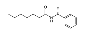 Heptanamide, N-[(1R)-1-phenylethyl]- 结构式