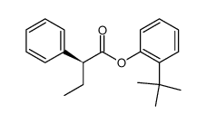 Benzeneacetic acid, α-ethyl-, 2-(1,1-dimethylethyl)phenyl ester, (αS)- 结构式