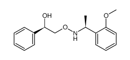 Benzenemethanol, α-[[[[(1S)-1-(2-methoxyphenyl)ethyl]amino]oxy]methyl]-, (αR)- 结构式