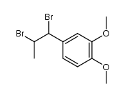4-(1,2-二溴丙基)-1,2-二甲氧基苯 结构式