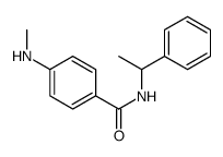 4-(甲氨基)-N-(1-苯乙基)苯甲酰胺 结构式