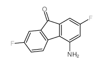 4-氨基-2,7-二氟-9H-芴-9-酮 结构式