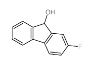 2-氟-9H-芴-9-醇 结构式