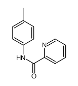 N-(4-甲基苯基)-2-吡啶甲酰胺 结构式