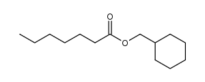 庚酸环己基甲酯 结构式