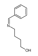 4-(苯亚甲基氨基)-1-丁醇 结构式
