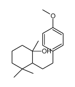 2-[2-(4-甲氧基苯基)乙基]-1,3,3-三甲基环己醇 结构式