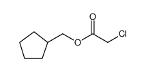2-氯乙酸环戊基甲酯 结构式