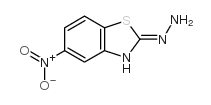 2(3H)-苯并噻唑酮,5-硝基-,腙 结构式