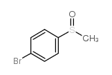 1-溴-4-(甲基亚磺酰)苯 结构式