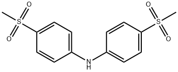 4-(甲磺酰基)-N-[4-(甲磺酰基)苯基]苯胺 结构式