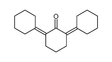 2,6-di(cyclohexylidene)cyclohexan-1-one 结构式