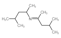 N-(1,3-Dimethylbutylidene)-4-methylpentan-2-amine 结构式