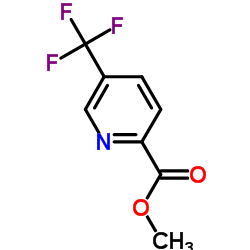 5-三氟甲基吡啶-2-羧酸甲酯 结构式