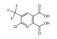 6-氯-5-(三氟甲基)-2,3-吡啶二羧酸 结构式