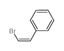 [(Z)-2-bromoethenyl]benzene 结构式