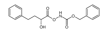 Benzenebutanoic acid, α-hydroxy-, [(phenylmethoxy)carbonyl]azanyl ester, (αR)- 结构式