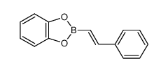 1,3,2-Benzodioxaborole, 2-[(1E)-2-phenylethenyl]- 结构式