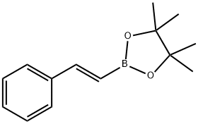 反式-β-苯乙烯硼酸频哪酯 结构式