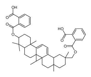 18-olean-9(11),12-diene-3,30-diol dihemiphthalate 结构式