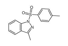 3-METHYL-1-TOSYL-1H-INDAZOLE 结构式