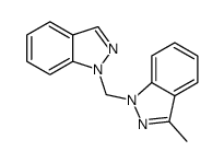1H-Indazole, 1-(1H-indazol-1-ylmethyl)-3-methyl- 结构式