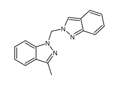 1-(2H-吲唑-2-基甲基)-3-甲基-1H-吲唑 结构式