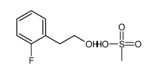 Benzeneethanol, 2-fluoro-, methanesulfonate 结构式