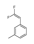 1-(2,2-二氟乙烯基)-3-甲基苯 结构式