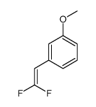 1-(2,2-二氟乙烯基)-3-甲氧基苯 结构式