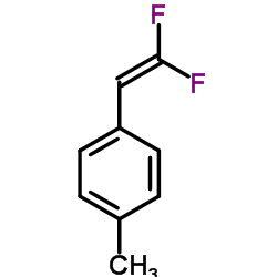 Benzene, 1-(2,2-difluoroethenyl)-4-methyl- 结构式