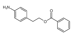 4-氨基苯乙醇苯甲酸酯 结构式