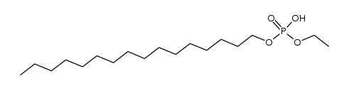Phosphoric acid, monoethyl monohexadecyl ester 结构式