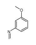3-甲氧基-N-亚甲基苯胺 结构式