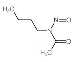 N-Butyl-N-nitrosoacetamide 结构式