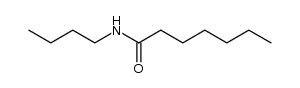 N-丁基庚酰胺 结构式