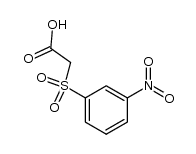 2-[(3-硝基苯基)磺酰基]乙酸 结构式